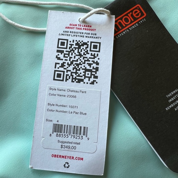 Brand new obermeyer ski pants size 4 - Picture 7 of 8